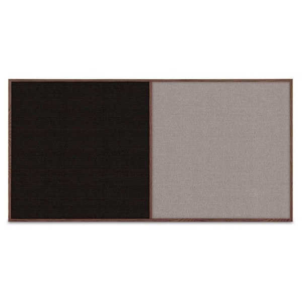 Enclosed Corkboard, 3 Door, 96"x48", 4" Fra